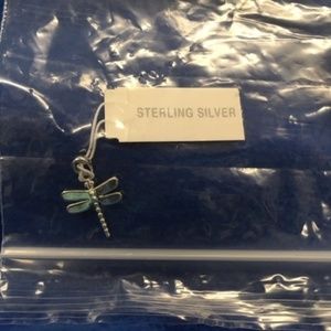 Sterling silver dragon fly pendent